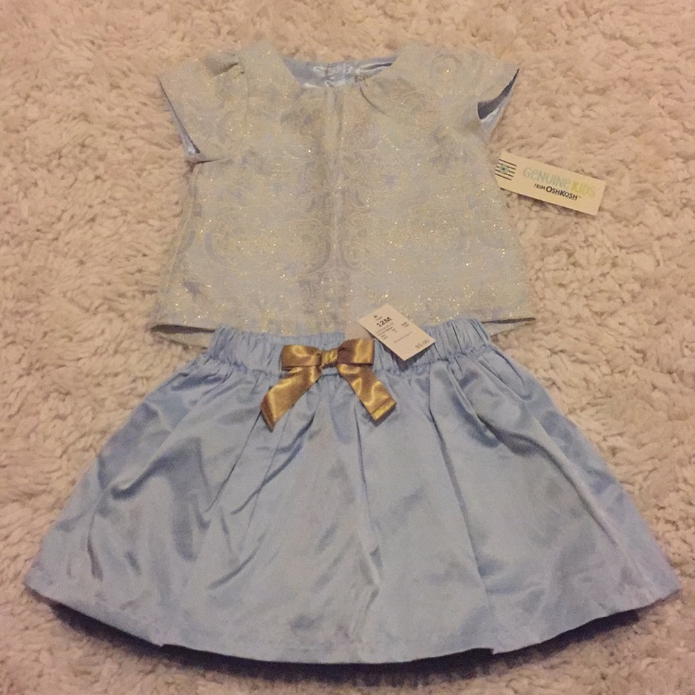 Skirt and top set